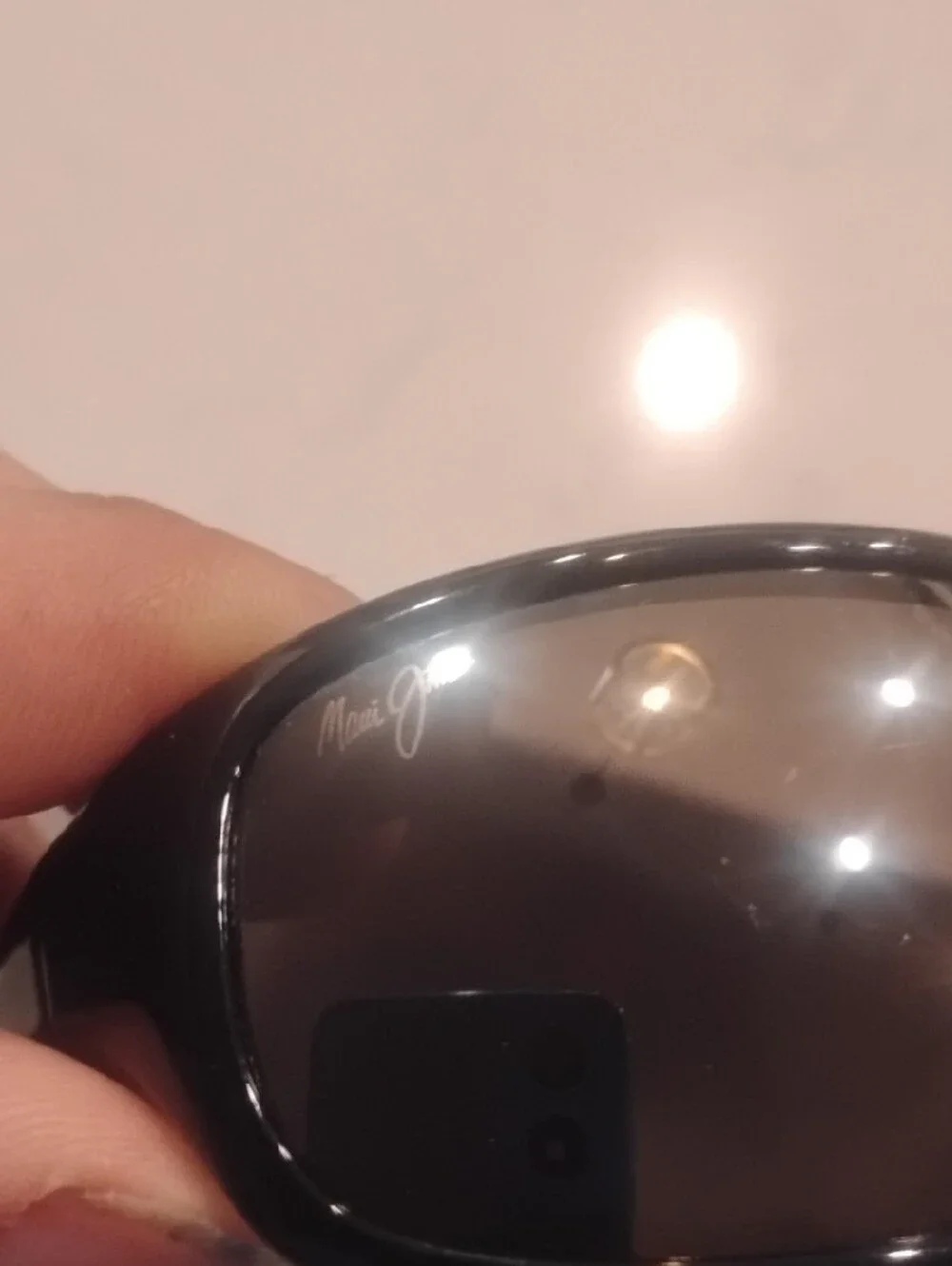 Maui Jim Black Stingray With Brown Lenses